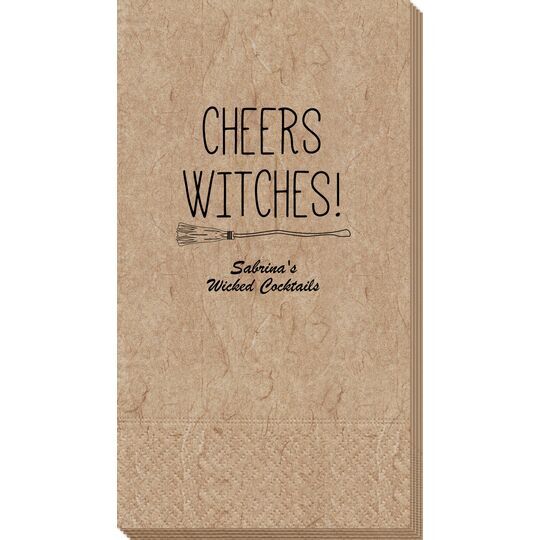Cheers Witches Halloween Bali Guest Towels